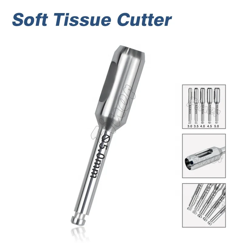 резак для мягких тканей с маркировкой глубины сверло трепаном окружная резка