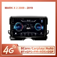 jiulunet for toyota mark x 2 x130 2009 2019 car radio ai voice carplay multimedia video player navigation gps 2din