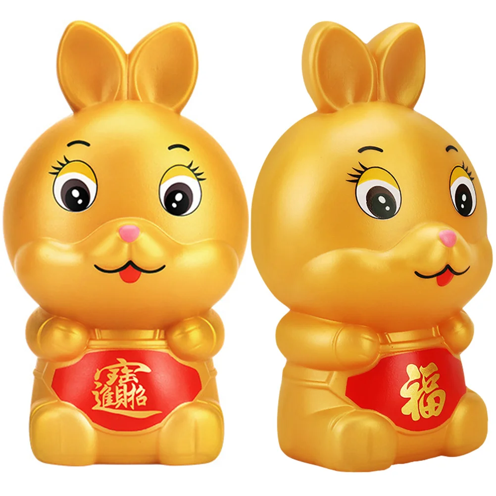 

Bank Rabbit Piggy Bunny Saving Jar Yearmoney Kids Chinese Decorationzodiac Home New Decor Souvenir Pot