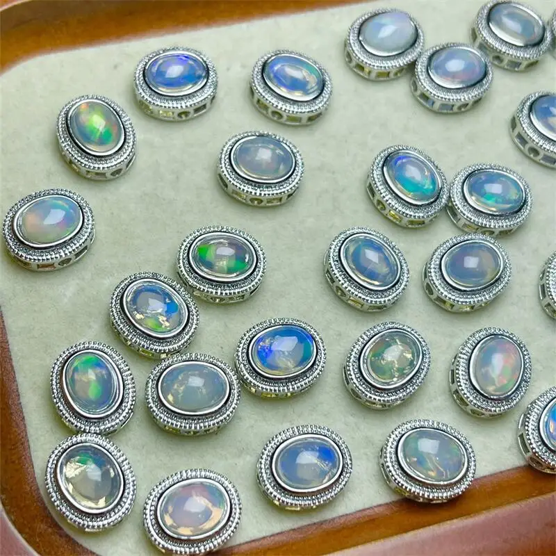 5 шт. подвеска из натурального опала 12 мм