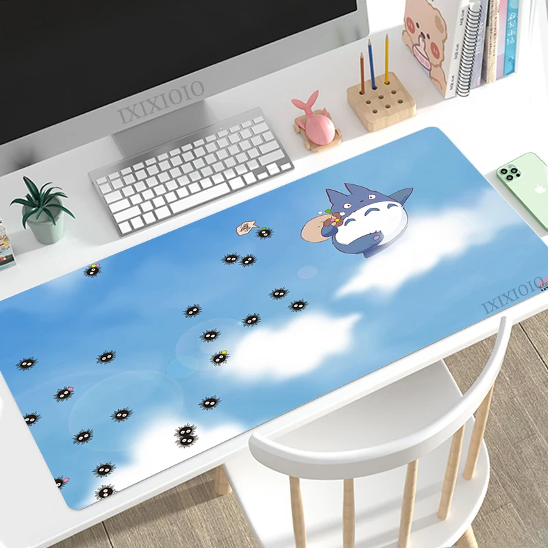 

Kawaii Cute Totoro Anime Mouse Pad Gamer XL Computer Custom Mousepad XXL Office Soft Carpet Computer Mouse Mats Table Mat