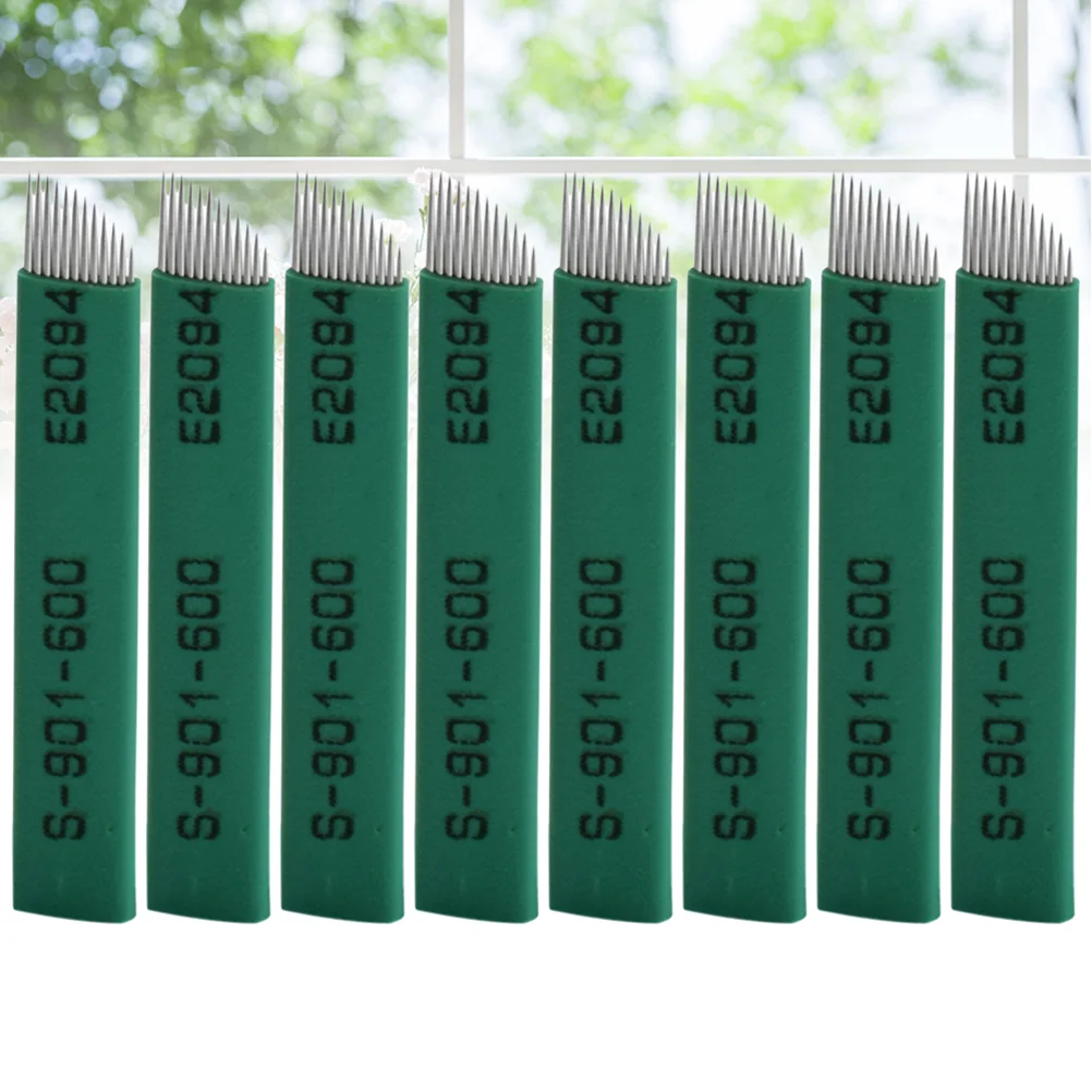 

50 шт. иглы для ручного микроблейдинга, принадлежности для ручек (зеленый)