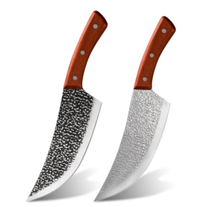 

8 Inch Forged Butcher Boning Knife Kitchen Slicing Camping Chef Knife Handmade Full Tang Wood Handle Knife with Gift Box
