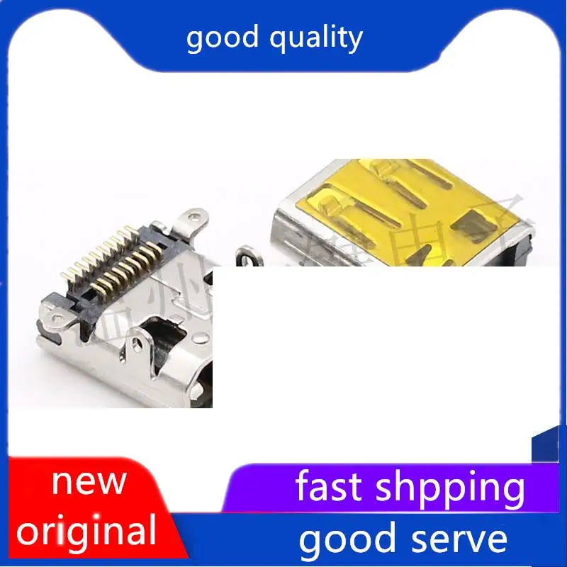 10 шт. оригинальные новые мини-контакты MICRO HDMI Mini 19P Мини-Патч-интерфейс Передняя и задняя Монтажная пленка