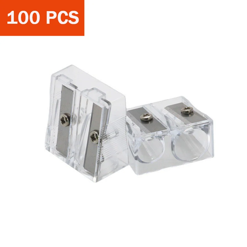 Sharpener White Plastic Pencil Sharpener Accessories