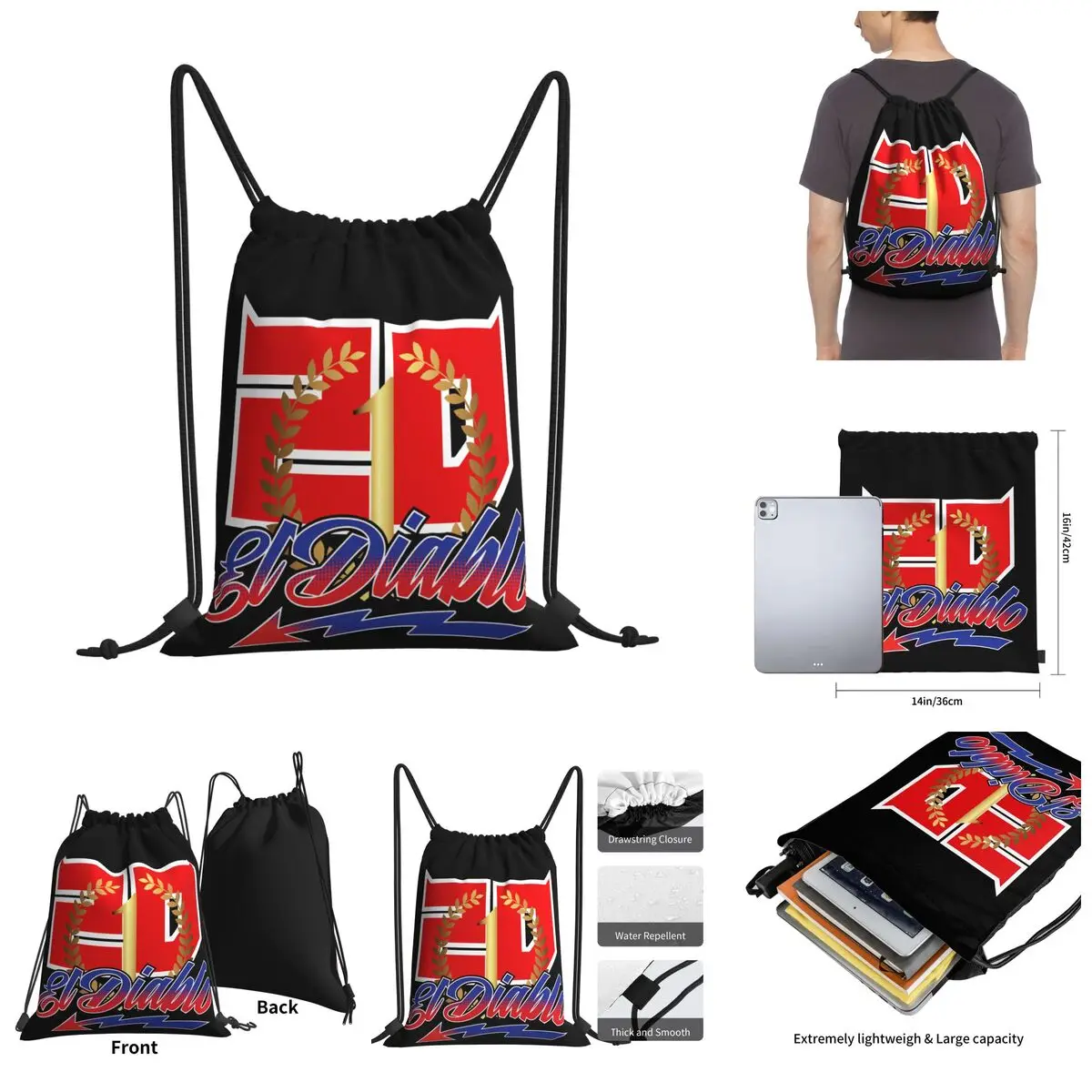 

Fabio And Quartararo Drawstring Bags Gym Bag Casual Graphic Backpack Funny Sarcastic scooter Blanket roll