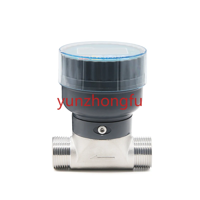 

3/4" Smart Digital Display Flowmeter RS485 LCD Electronic Flowmeter DN20 Stainless Steel Female Thread Flow Sensor