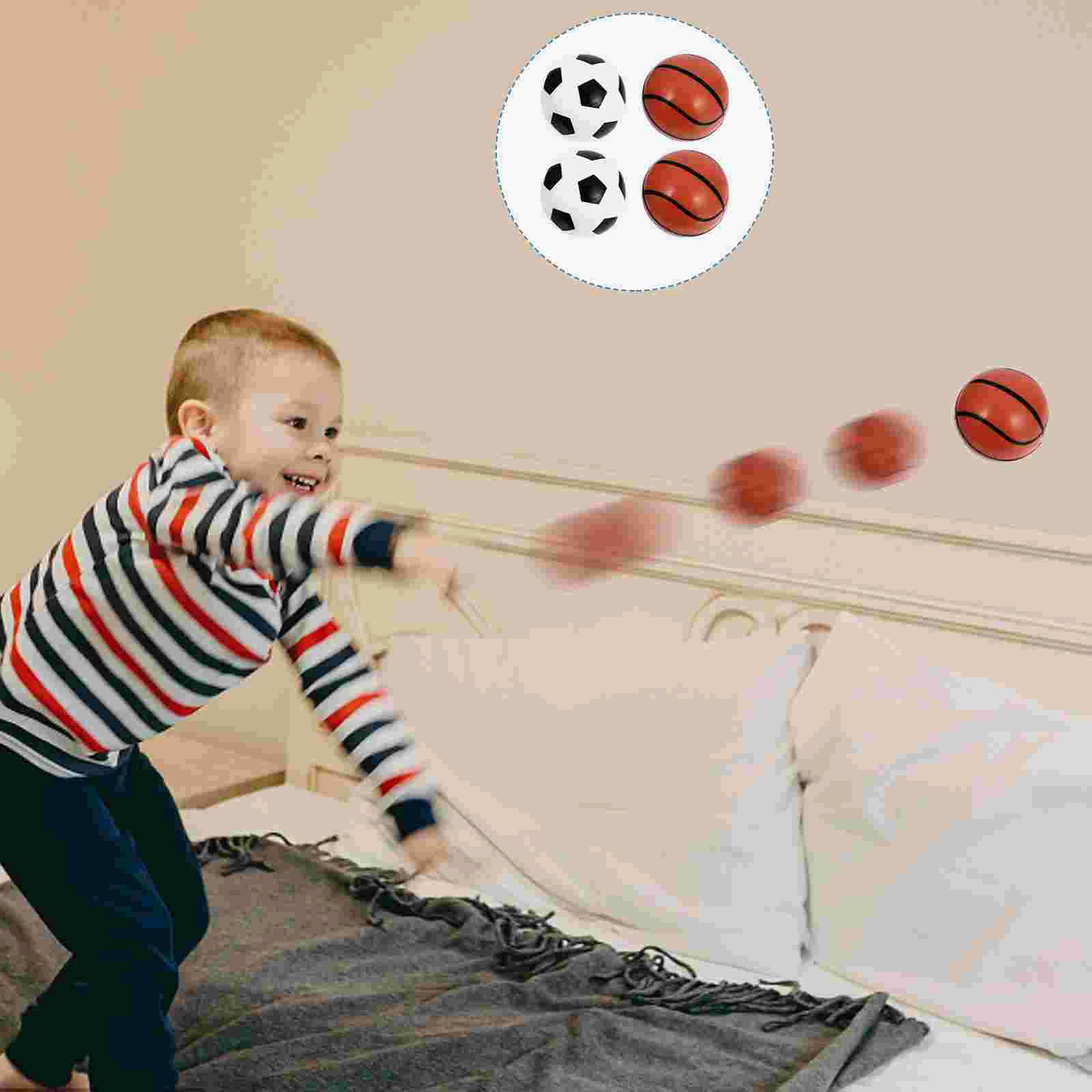 

Ballsmini Kidstoyfor Inflatable Bouncing Basketballtoddler Swimming Pool Jump Fidget Sensory Football Throwing Beach Squeezable