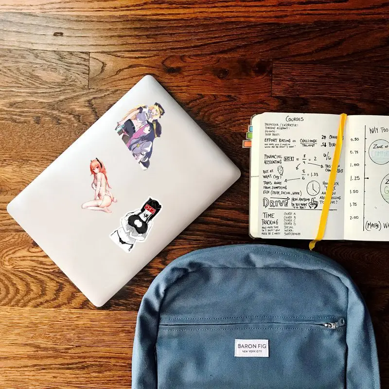 10/30/50/100 шт. водонепроницаемые Мультяшные стикеры в виде кролика для ноутбука