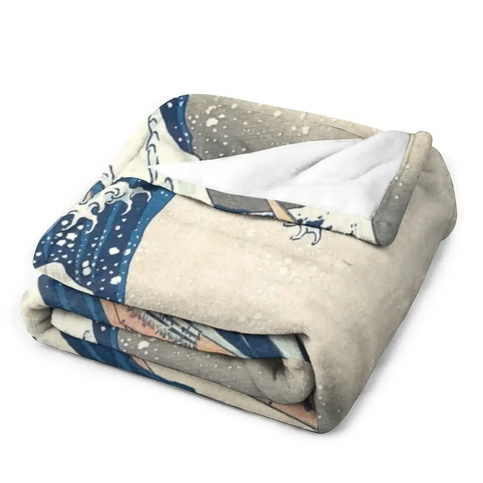 The Great Waveoff Kanagawa от японского художника Hokusai плед для кемпинга