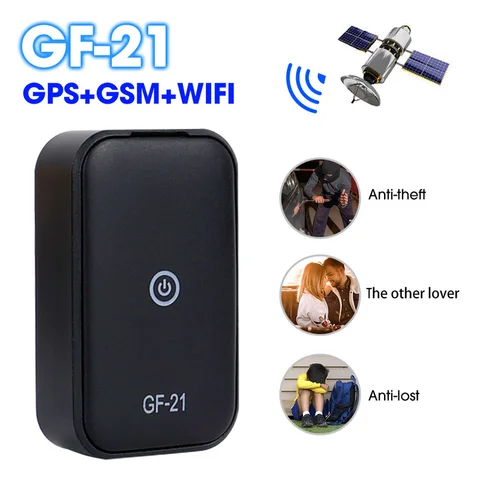 Мини GPS-трекер GF21 GF09 GF07, автомобильный трекер, GPS-локатор для автомобиля, функция защиты от потери, запись, прослушивание, детали автомобиля
