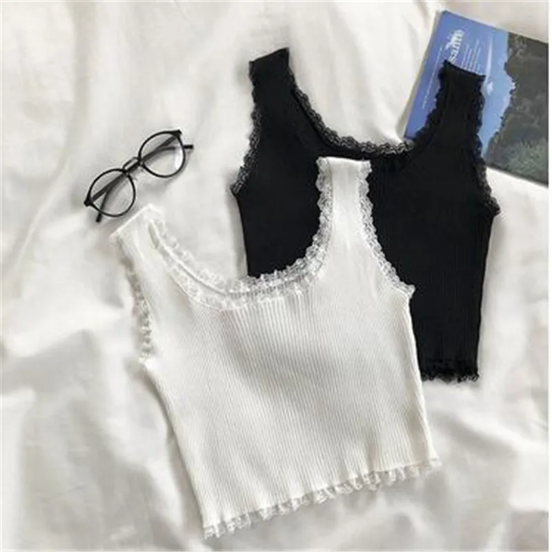 

Heliar Tank Tops Women Plain Lace Up Crop Tank Top For Women Basic Solid Sexy Crop Tops Square Neck Plain Crop Tops 2023 Summer