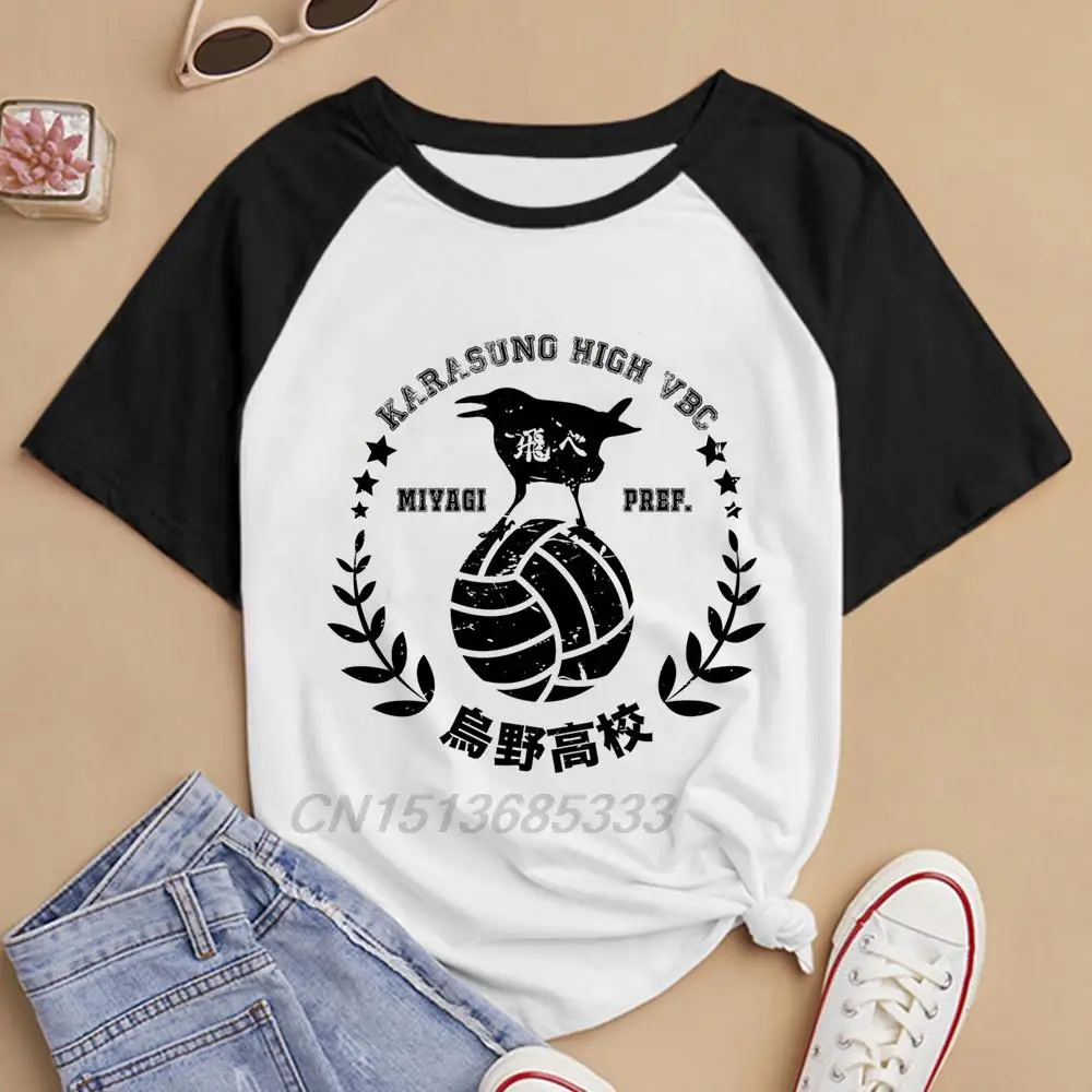 

Karasuno High VBC Miyagi Pref Men Retro T-shirts Shingeki No Kyojin Manga Printed Tee Shirts For Man Outer Banks Pogue Life Tops
