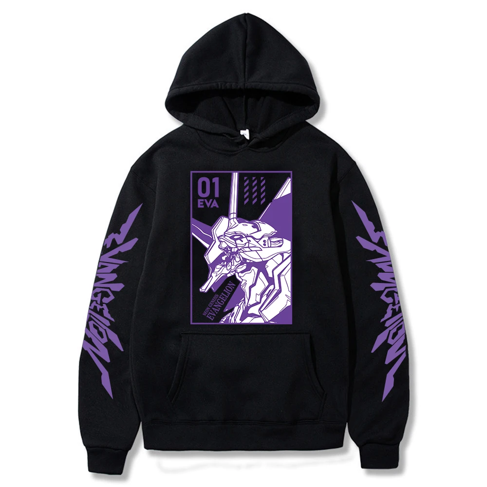 

Эва Evangeliones 01 японское аниме Толстовка для мужчин и женщин манга унисекс уличная одежда пуловер куртка Новые Модные свитшоты толстовки