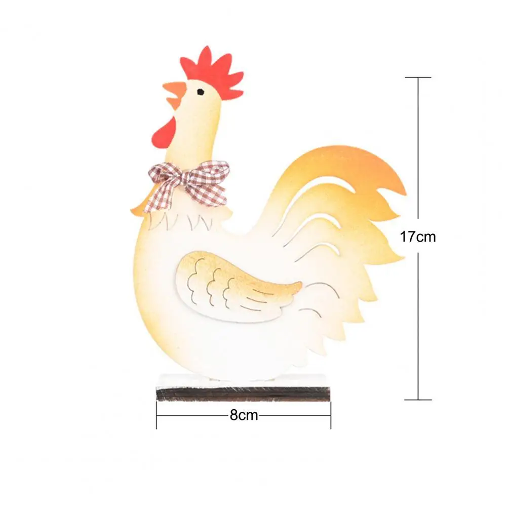 

Ornament Reusable Decor Rooster Decoration Chicken Shaped Easter Rooster Hen Figurines for Gift