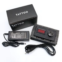 retro carving led digital tattoo power supply coil rotary machine gun 3a powerful tattoo power unit with jumpstart voltage