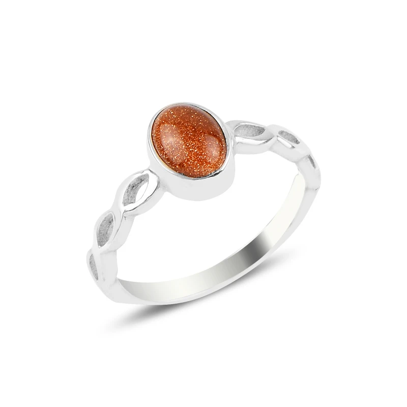 

Silver 925 Sterling Star Stone Engagement Ring