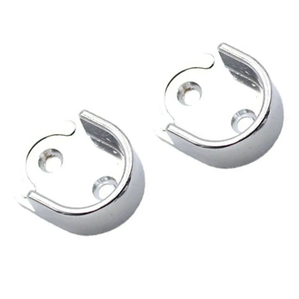 

Rod Bracket Curtain Rod Holder Rod Socket Practical Zinc Alloy Wardrobe Closet Rod Supports Easy to Install and Durable