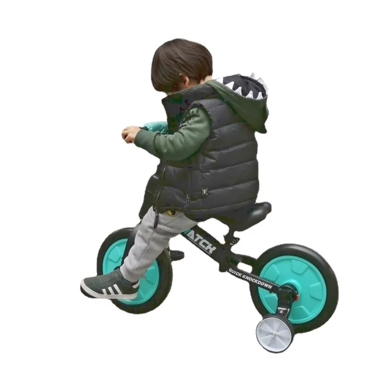 2 In 1 Baby Tricycle Kids Balance Bike Kids Walking Scooter 
