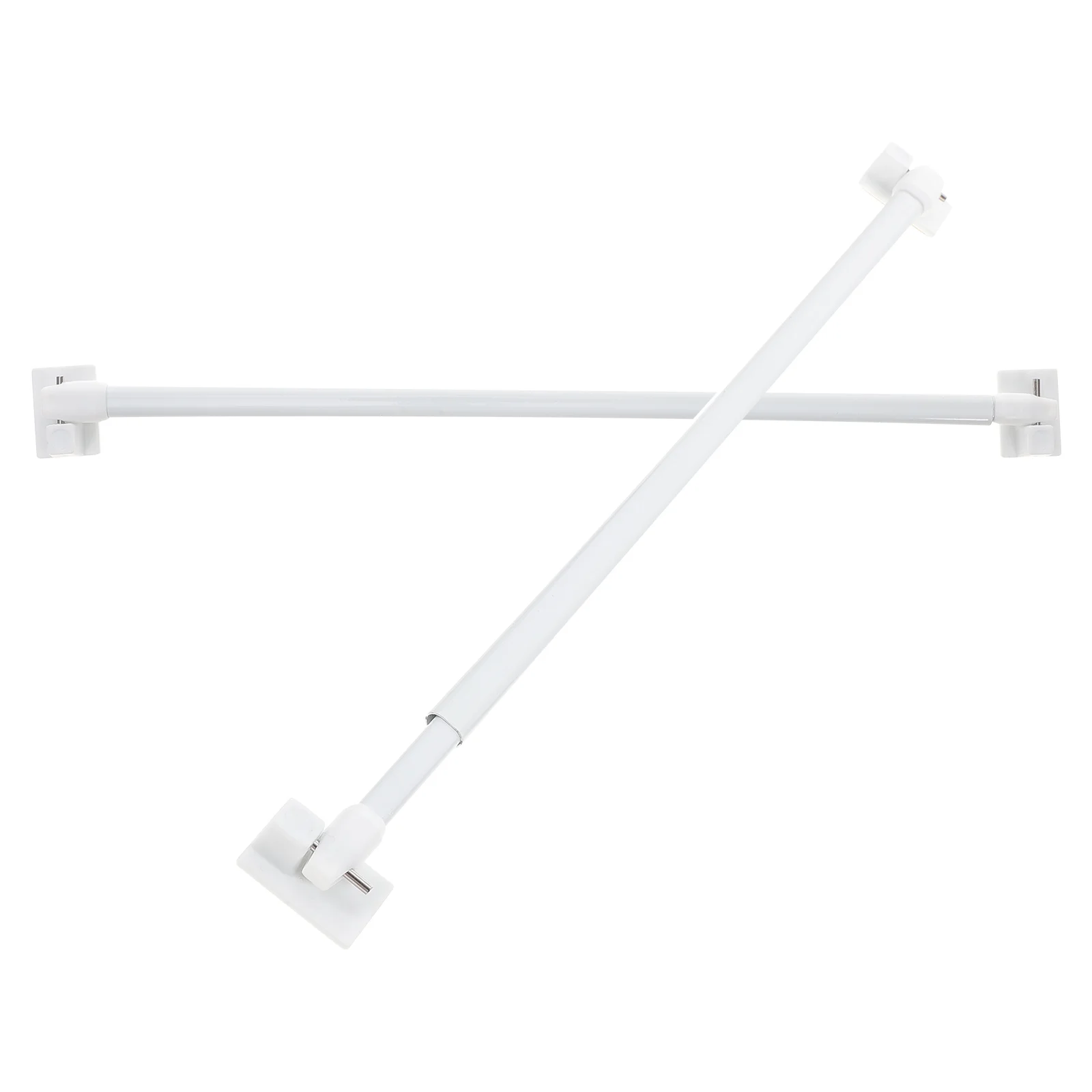 2 szt. regulowany drążek do zasłon wysuwany szafy wanny wieszak teleskopowy