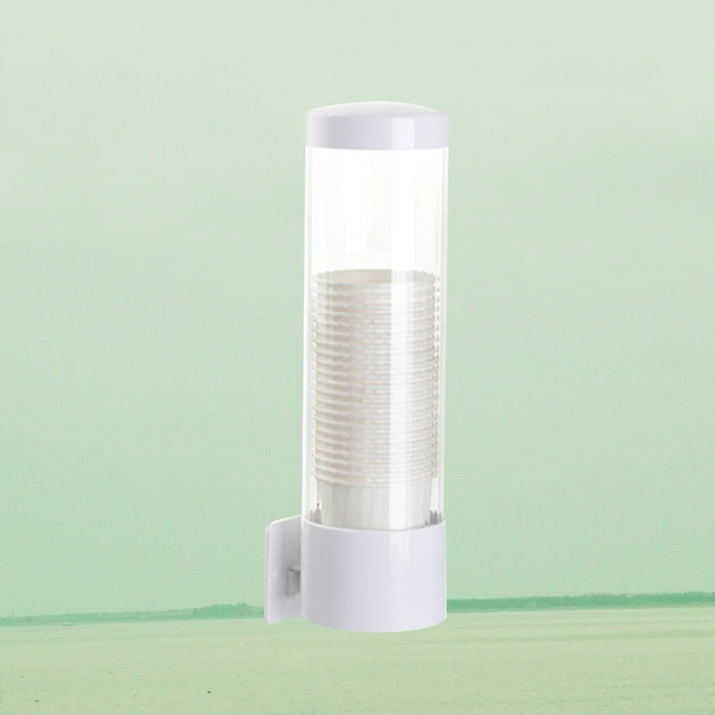 

Cup Holder Dispenser Wall Adhesive Paper Beverage Organizer Mounted Rack Water Drink Mounting Carrier Box Container Cooler Rinse