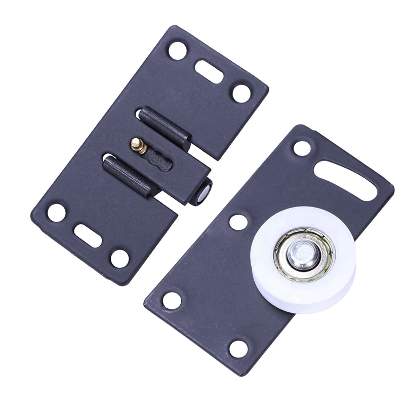 

24Sets Sliding Door Wheels Rollers Pulleys Runners For Cupboard Wardrobe Cabinet Smoothly & Mute Nylon Wheels