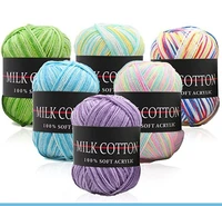 6balls50gball assorted colors acrylic yarn skeins perfect yarn for crocheting and knitting mini project crochet threads