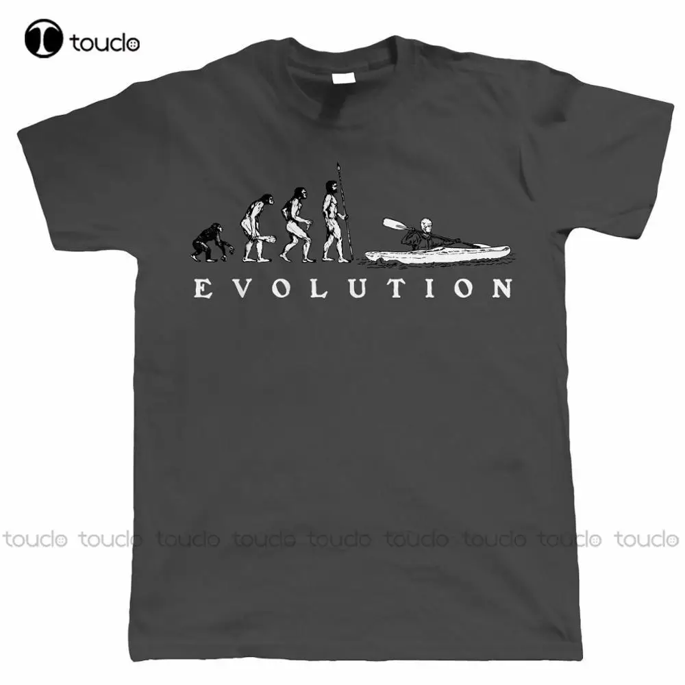 Evolution of Canoeing Kayaking, Mens T Shirt Men Brand Cloth