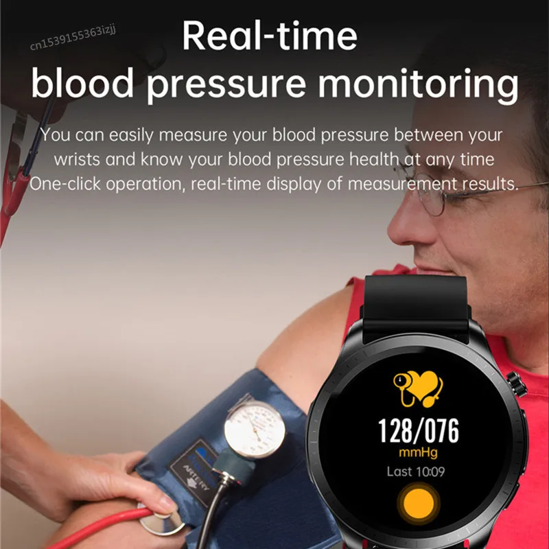 E420 Smart Watch Intelligent Blood Glucose Heart Rate Men Women Body Temperature ECG Health Monitor Smartwatch