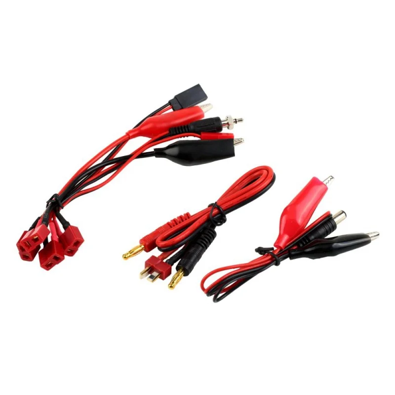 

RC Parts IMAX B6 B6AC Battery Balance Charger Cable Alligator Clips to Deans T Plug Tamiya Connector