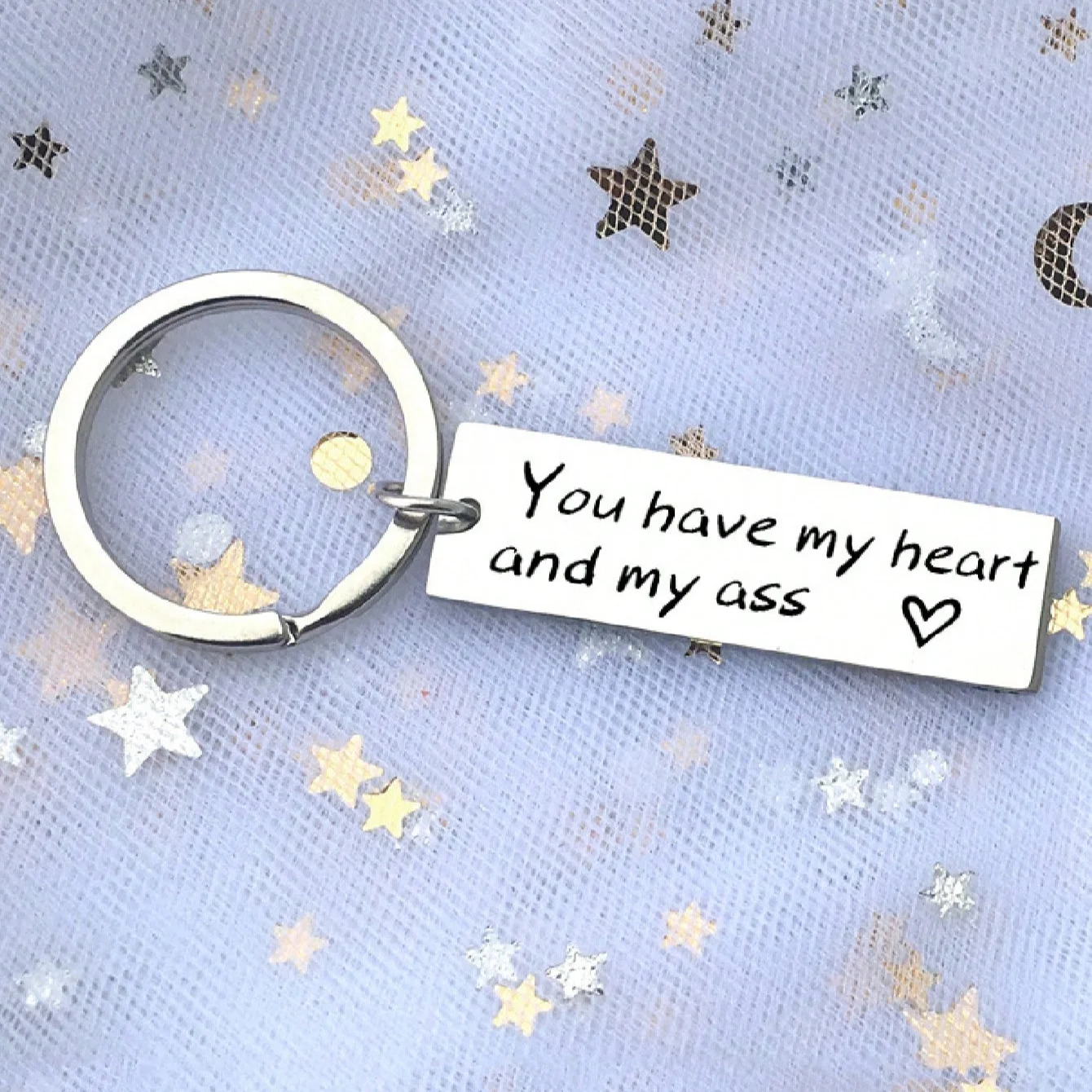 1 шт. витая пара брелоков из нержавеющей стали подвеска (юмористический дизайн)