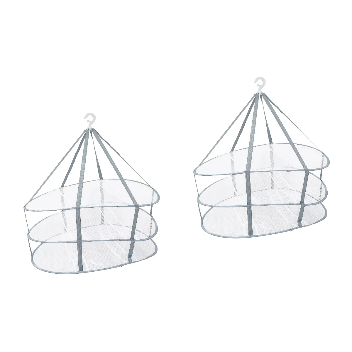 

2 pcs Household Foldable Home Clothes Drying Rack Tuck Net for Clothes Drying