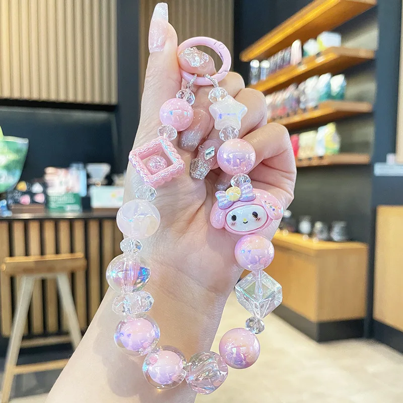 Женская цепочка для телефона милый брелок в виде коричной цепочки девочек Y2K вещи