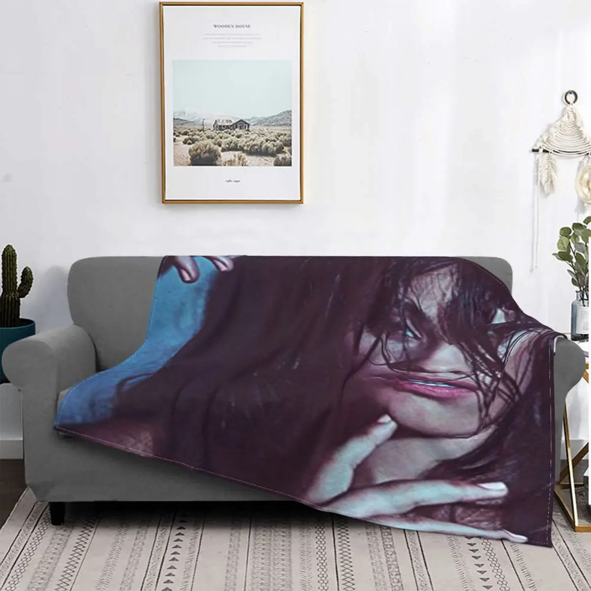 

Camila-colcha para el Cabello de la cantante Lil Uzi, edredones a cuadros para cama, 90 mantas dobles para bebé