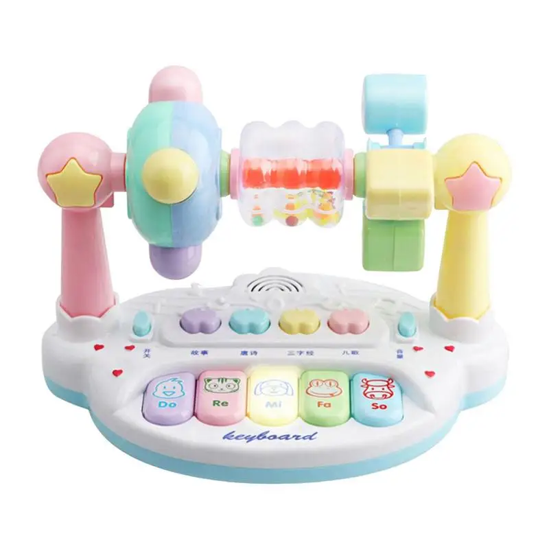 

Piano Keyboard Baby Toy Montessori Musical Instrument Toy Kids Musical Developmental Early Educational Toys With Lights Gifts