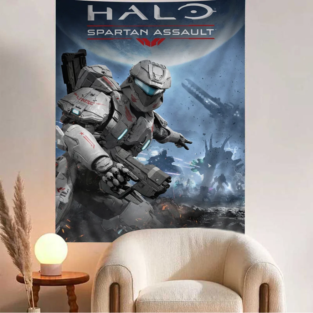 Классические игры серии H-Haloes1-5 красочный гобелен настенный хиппи цветы