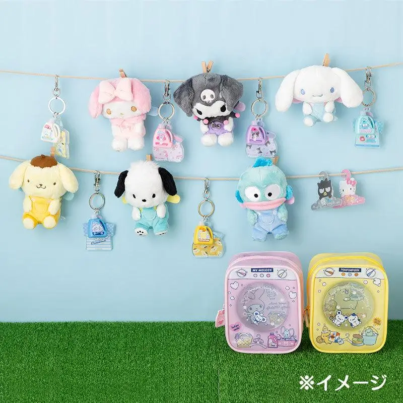 

Japan RIG Plush Stuffed Soft SANRIO Characters Wash and Dry Kuromi Pochacco Cinnamoroll Dolls Cute Ornaments 9cm Girls Gifts