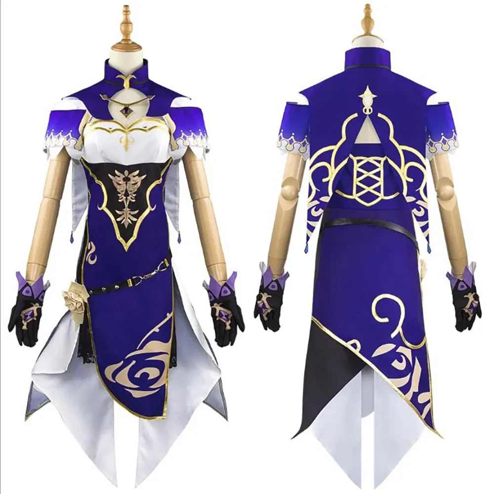Игры Genshin Impact Mondstadt Lisa Outfit Аниме Настроить костюмы для косплея на Хэллоуин
