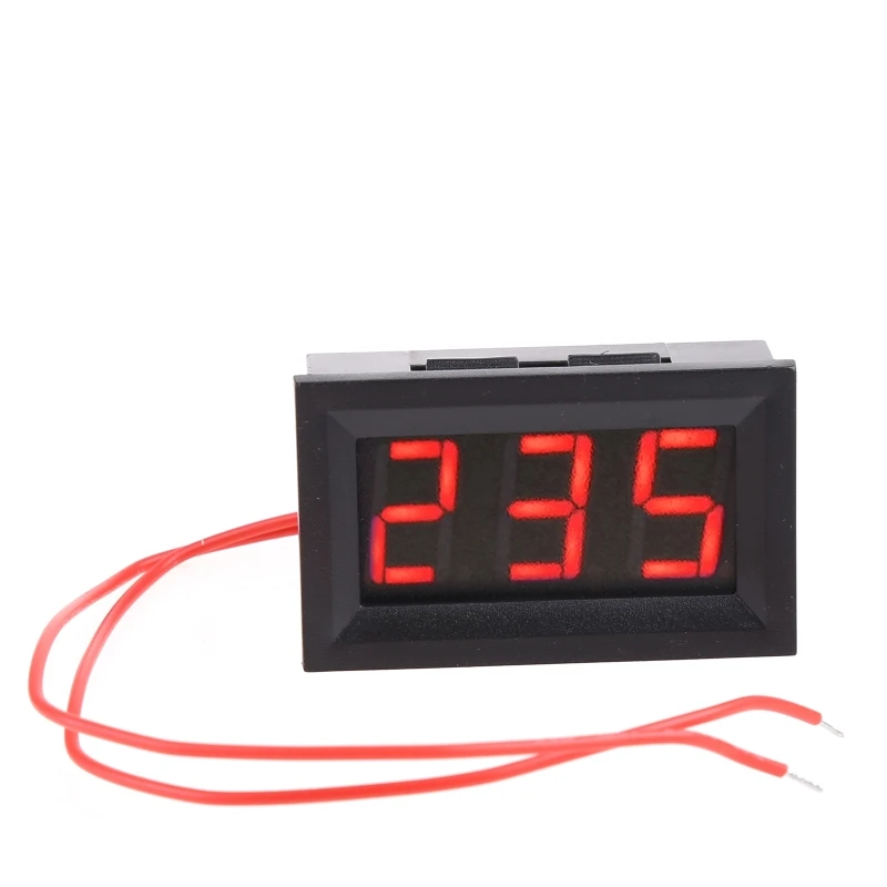 2 Wire 0.56&quot AC 30V-500V LED Digital Voltmeter Voltage Meter Monitor Tester For 110V 220V 380V | Volt Meters