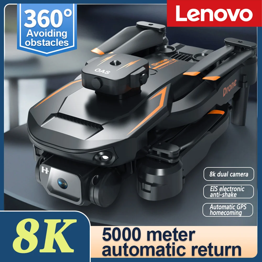

Lenovo S12 Drone Optical Flow ESC Dual Camera 4K/8K Camera Optical Flow Hovering Obstacle Avoidance Long Endurance UAV 5000M 5G