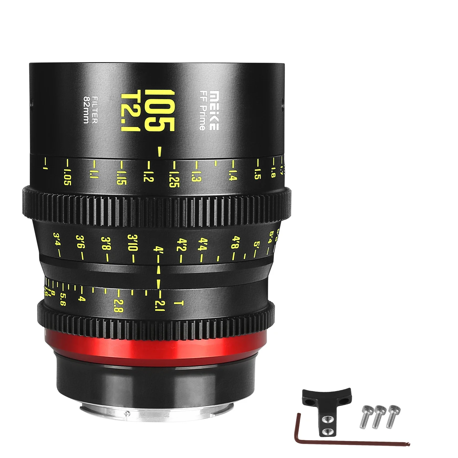 Фото Новый Cine-объектив Meike Prime 105 мм T2.1 для полнокадровых киносистем, крепление EF, крепление PL №2