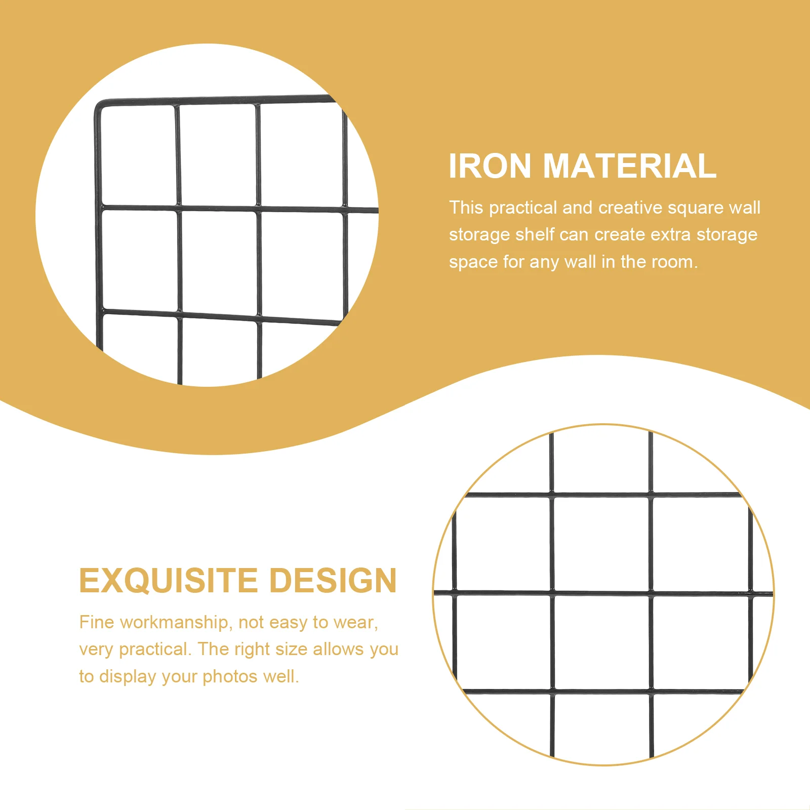 Рамка для полки проволочный декор настенная сетка фотодисплей подвесной