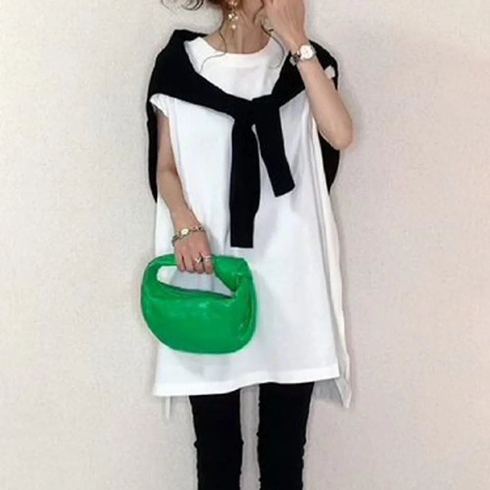 Футболка с коротким рукавом 2022 летняя простая стандартная женская футболка