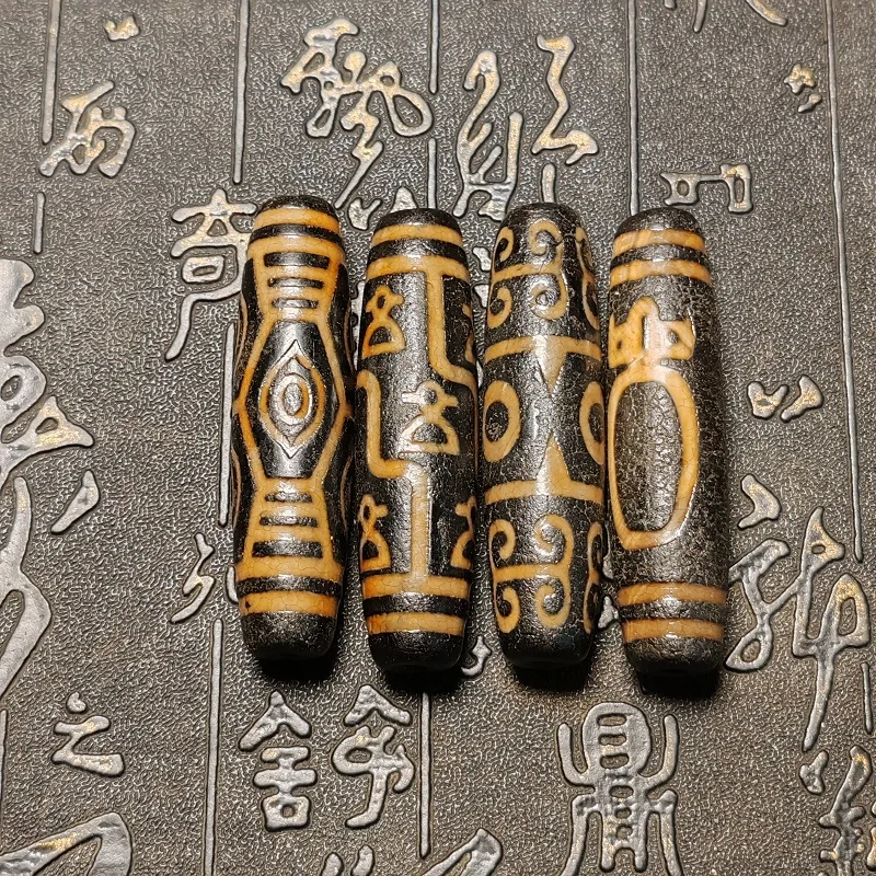 Тибетский тотем огонь дракон весы Открытый лист глаза Дракона палитры агат