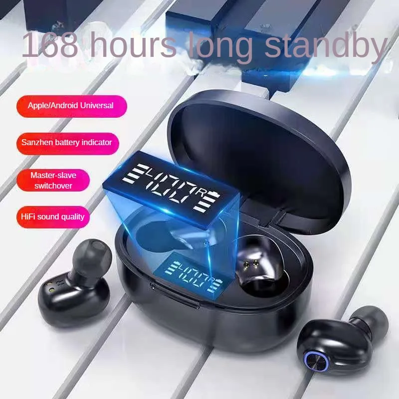 

TWS Wireless Bluetooth Headsets 5.0 In-Ear Digital Display Mini Sports Earphones LED Battery Indicator Wireless Headphones