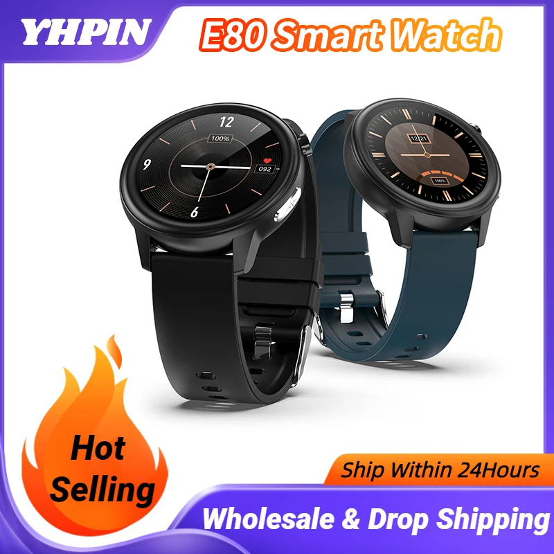 

Смарт-часы E80, шагомер, фитнес-трекер, трекер сна, сообщения, напоминания, звонки, напоминания, пульт дистанционного управления, Push-сообщения