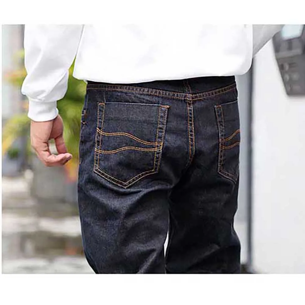 New Fashion Straight Denim Men's Casual Jeans Loose Baggy Hiphop Harem Trousers Streetwear Pants Plus Size Clothing
