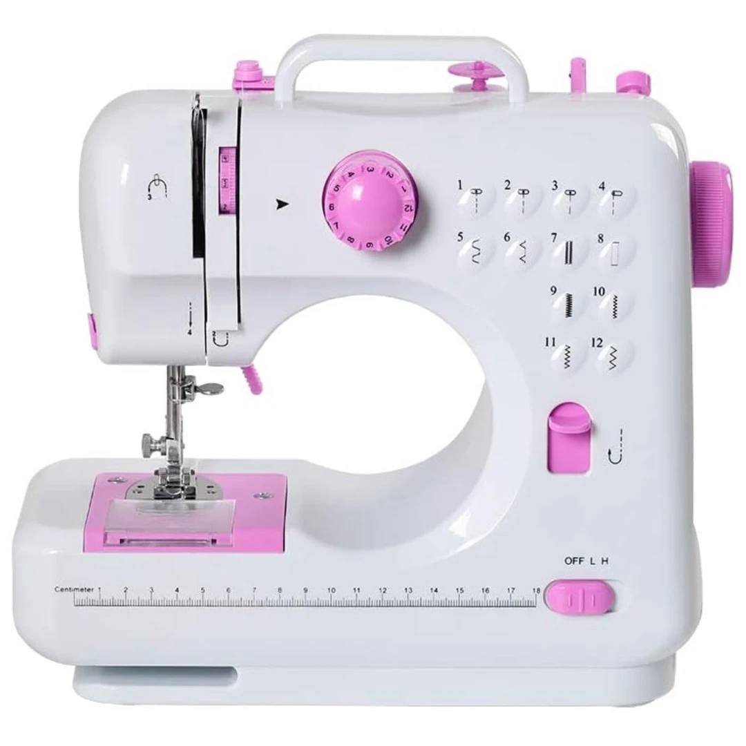 

Electric Pink 505 Portable Sewing Machine for Beginner and Kids,Sewing Machine with 12 Built-In Stitches,2 Speeds Double Thread