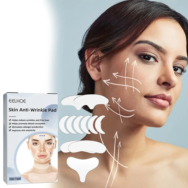 

11 шт., многоразовые силиконовые накладки для лица, лба, шеи, глаз