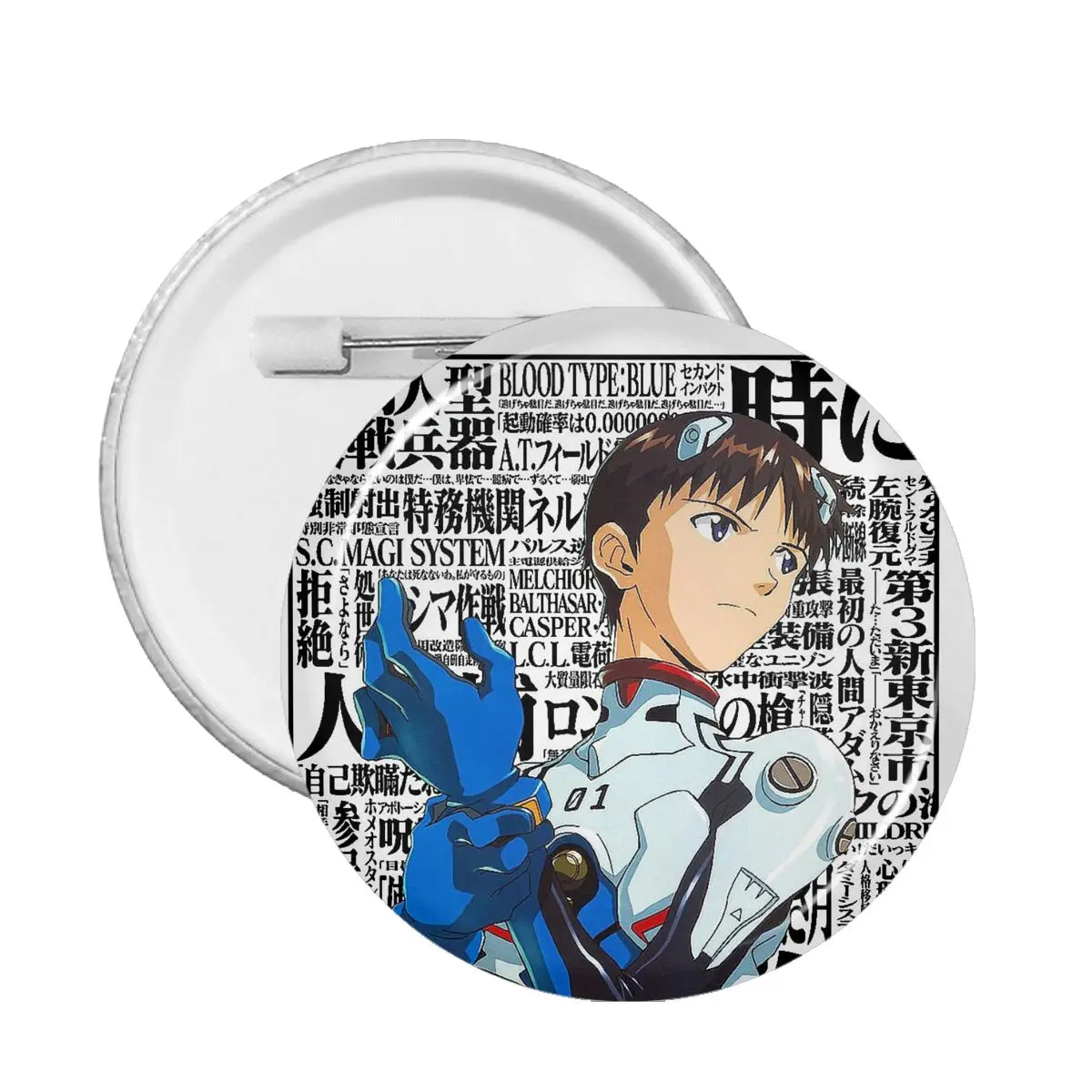 

Cute NEON GENE Soft Button Pin Customizable BroochBoyfriend Decorative Soft Button